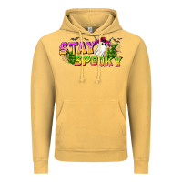 Vintage Mustard Stay Spooky Vintage Hoodie - CowhideDigitalArt