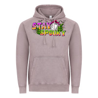 Vintage Zinc Stay Spooky Vintage Hoodie - CowhideDigitalArt