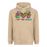 Mushroom peace love summer Heavyweight Hoodie - JahusDesignShop