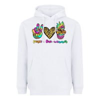 White peace love summer Heavyweight Hoodie - JahusDesignShop