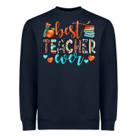 Navy best teacher ever Heavyweight Sweatshirt - JahusDesignShop
