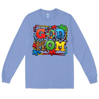 Colony Blue autism god mom Long Sleeve Tee - LillyAllenDesigns