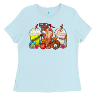 Baby Blue Softball Basketball Baseball Sports Coffee Cups Ladies Tee - FaDigitalArtStudio