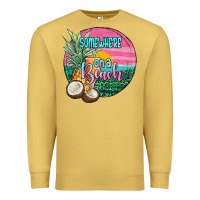 Antique Gold somewhere on a beach Premium Sweatshirt - JahusDesignShop