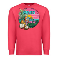 Cardinal somewhere on a beach Premium Sweatshirt - JahusDesignShop