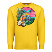 Lemon somewhere on a beach Premium Sweatshirt - JahusDesignShop
