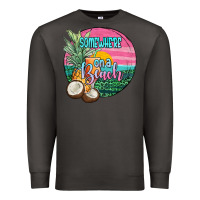 Smoke somewhere on a beach Premium Sweatshirt - JahusDesignShop