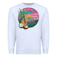 White somewhere on a beach Premium Sweatshirt - JahusDesignShop