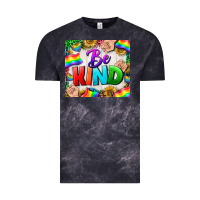 Cloud Black Western Be Kind LGBTQ Tumbler Vintage Tee - BundleAndBundleShop
