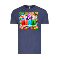 Vintage Denim Western Be Kind LGBTQ Tumbler Vintage Tee - BundleAndBundleShop