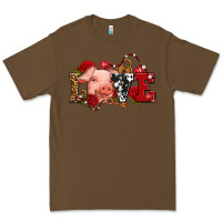 Cacao love with pig olivia Premium Tee - OliviaCreatesArt