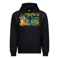 Black Pumpkin spice and Jesus Christ Urban Hoodie - RanaPortraitStore