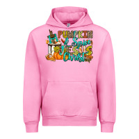 Fuchsia Pink Pumpkin spice and Jesus Christ Urban Hoodie - RanaPortraitStore