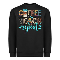 Black coffee teach repeat Heavyweight Sweatshirt - JahusDesignShop