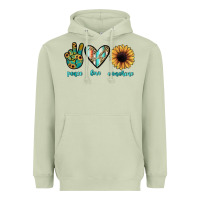 Matcha peace love sunshine Heavyweight Hoodie - JahusDesignShop