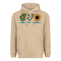 Mushroom peace love sunshine Heavyweight Hoodie - JahusDesignShop