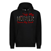 Black first my mother forever my friend Premium Hoodie - CowhideDigitalArt