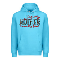 Ocean Blue first my mother forever my friend Premium Hoodie - CowhideDigitalArt