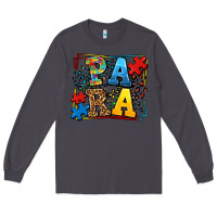Smoke autism leopard frame para Long Sleeve Tee - LillyAllenDesigns