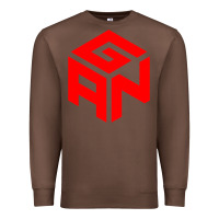 Chestnut GAN CUBE TIME Premium Sweatshirt - DesignPulse