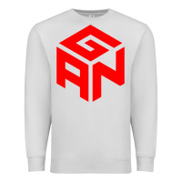 Dove Grey GAN CUBE TIME Premium Sweatshirt - DesignPulse