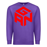 Purple GAN CUBE TIME Premium Sweatshirt - DesignPulse