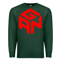 Sports Green GAN CUBE TIME Premium Sweatshirt - DesignPulse