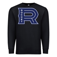 Black laval rocket Premium Sweatshirt - DesignPulse