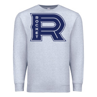 Heather Grey laval rocket Premium Sweatshirt - DesignPulse