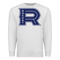 Oatmeal Heather laval rocket Premium Sweatshirt - DesignPulse