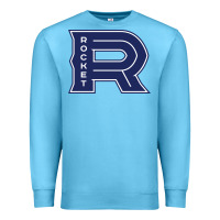Ocean Blue laval rocket Premium Sweatshirt - DesignPulse