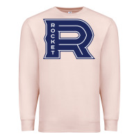 Pale Pink laval rocket Premium Sweatshirt - DesignPulse