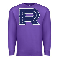 Purple laval rocket Premium Sweatshirt - DesignPulse