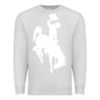 Dove Grey wyoming cowboys Premium Sweatshirt - DesignPulse