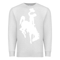 Oatmeal Heather wyoming cowboys Premium Sweatshirt - DesignPulse