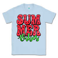 Dusty Blue summer vibes watermelon Classic Tee - Jasminsmagicworld