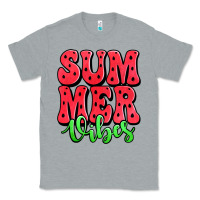 Heather Grey summer vibes watermelon Classic Tee - Jasminsmagicworld