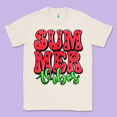 Summer Vibes Watermelon Classic Tee Designed By Jasminsmagicworld
