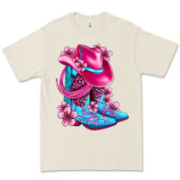 Bone valentine cowboy boots and hat olivia Premium Tee - OliviaCreatesArt