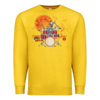 Lemon Skeleton Drummer Halloween Costume Playing Drums Mens Boys Premium Sweatshirt - DesignPulse