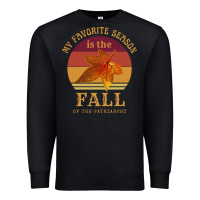 Black feminist my favorite season is fall patriarchy retro vintage long slee Premium Sweatshirt - DesignPulse
