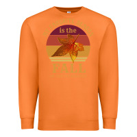 Carrot feminist my favorite season is fall patriarchy retro vintage long slee Premium Sweatshirt - DesignPulse