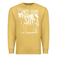 Antique Gold Nice Hand Sir Donkey Poker Funny Gambling Design For Fans Premium Sweatshirt - DesignPulse