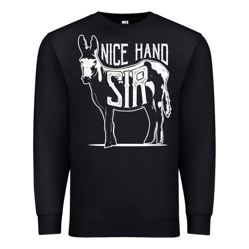 Nice Hand Sir Donkey Poker Funny Gambling Design For Fans Premium Sweatshirt by DesignPulse | Teevron