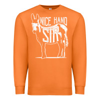 Carrot Nice Hand Sir Donkey Poker Funny Gambling Design For Fans Premium Sweatshirt - DesignPulse
