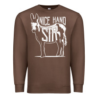 Chestnut Nice Hand Sir Donkey Poker Funny Gambling Design For Fans Premium Sweatshirt - DesignPulse