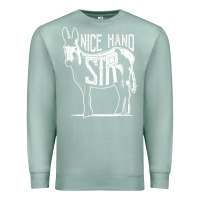 Seafoam Nice Hand Sir Donkey Poker Funny Gambling Design For Fans Premium Sweatshirt - DesignPulse