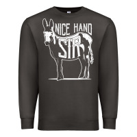 Smoke Nice Hand Sir Donkey Poker Funny Gambling Design For Fans Premium Sweatshirt - DesignPulse