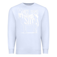White Nice Hand Sir Donkey Poker Funny Gambling Design For Fans Premium Sweatshirt - DesignPulse
