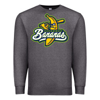 Charcoal Heather bananas Premium Sweatshirt - DesignPulse
